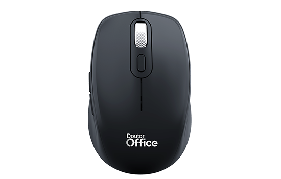 Mouse Dr. Office, 1600 DPI, 6 Botões, Sem Fio, Black